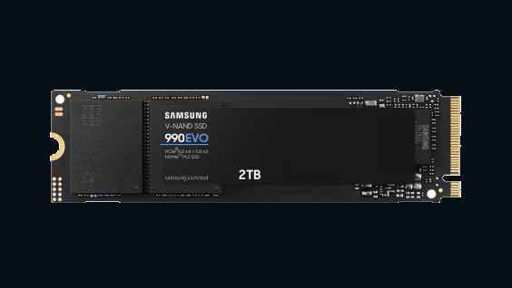 Product photograph of the SSD 990 EVO.
