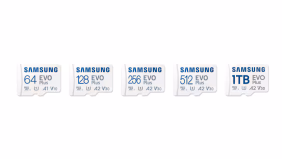 Product photograph of the Memory Card microSD Card EVO Plus.