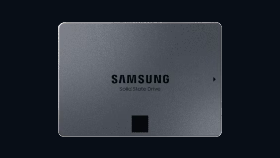 Product photograph of the SSD 860 QVO.