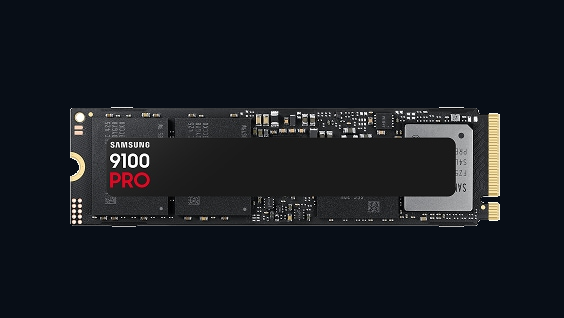 Product photograph of the SSD 9100 PRO.