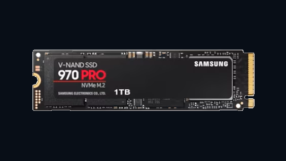 Product photograph of the SSD 970 PRO.