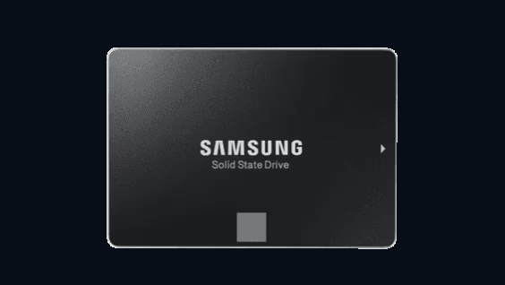 Product photograph of the SSD 870 EVO.