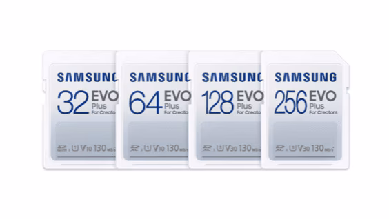 Product photograph of the Memory Card SD Card EVO Plus.